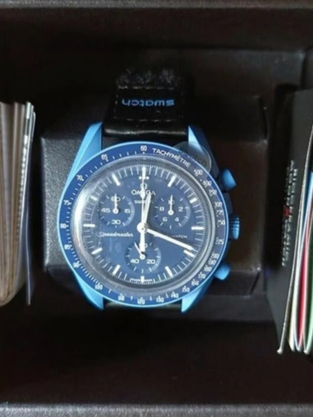 Omega x Swatch MoonSwatch Mission to Neptune Blue Watch